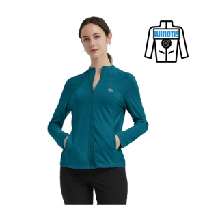 MAGCOMSEN Women's UPF 50+ Lightweight Athletic Jacket